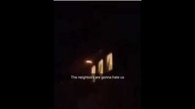 The neighbors will hate them, after they accidentally launched fireworks, and flew into their house and blew up.