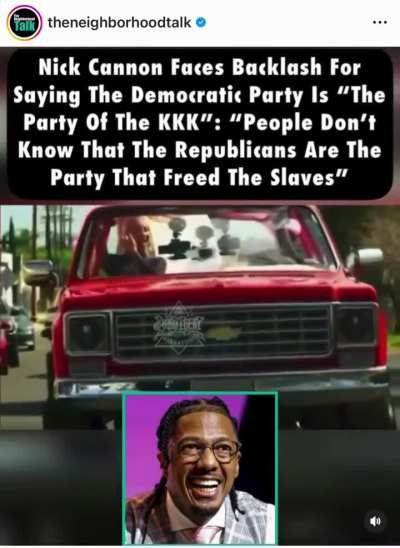 Nick Cannon and Amber Rose under 🔥for bashing Democrats