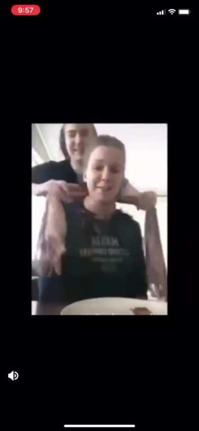 Grandma just wanted to eat her ice cream.