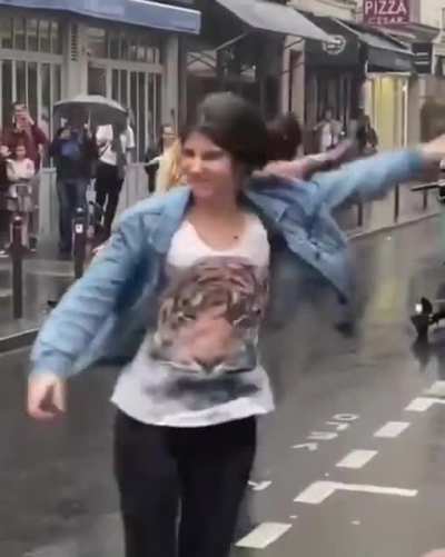 People Of Paris Dancing On The Street At The Fête De La Musique