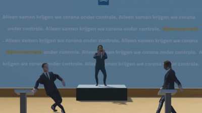 persconferenties 8 maart gelekte beelden