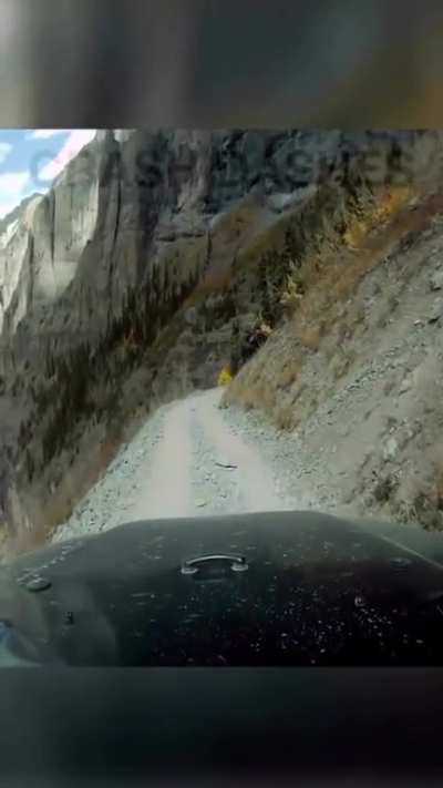 It seems that it is a dangerous road