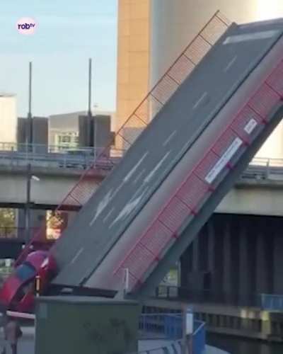 Accident like in the movies yesterday in Leuven