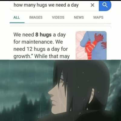 We need 8 hugs a day?
