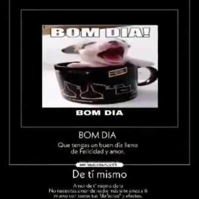 Bom día :D