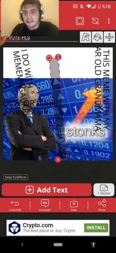 This meme made with 7 year old grandmemetaci