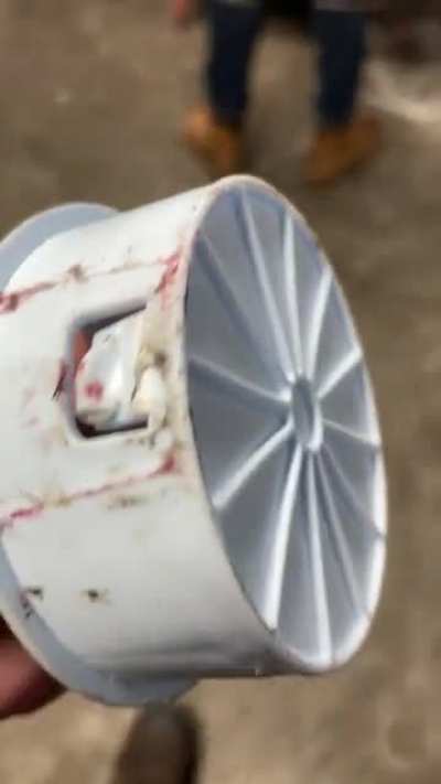 Cap from packaging