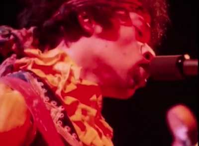 Jimi Hendrix covers “Like a Rolling Stone” at The Monterey International Pop Festival, 1967.