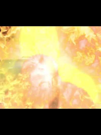 King goes super saiyan 😭😢