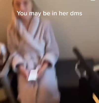 I’m in her thong
