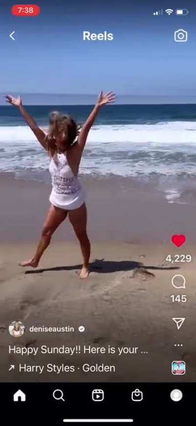 On the beach