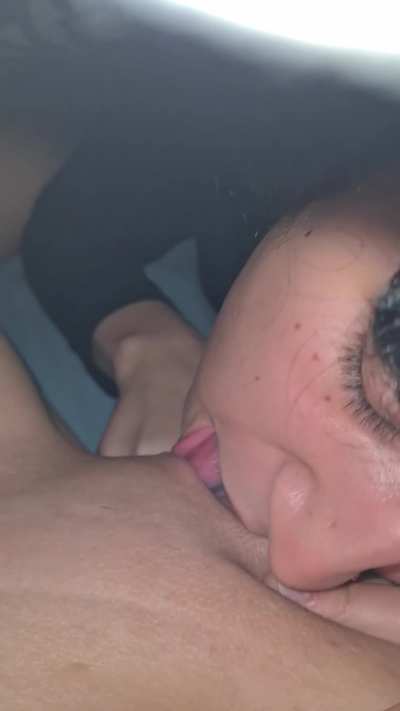 Part 2 of my GF eating me out under the sheets