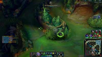 Pyke gets killed by chemtech map taking away his blast cone