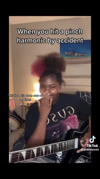 When You Hit That Pinched Harmonic