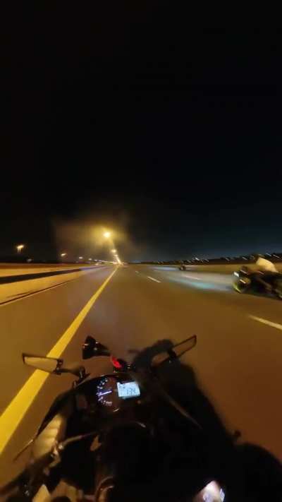Some motorcyclists scare you, some couse you to exhale angrily