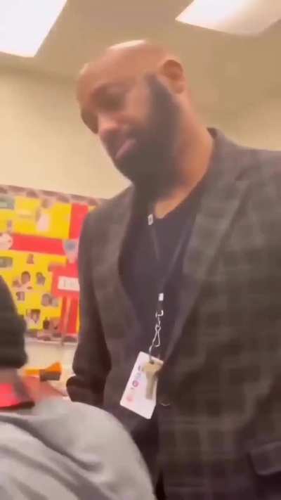 He got caught lacking 