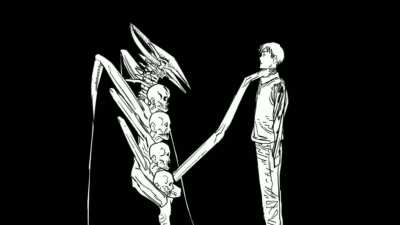 The darkness devil with hell siren