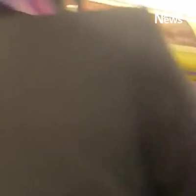 Football fans chant 
