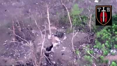 Fresh video of 23rd battalion's work! Remote laying and detonation of mines. Big Boom.