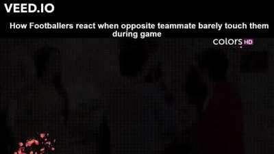 and the other teammate also react this way