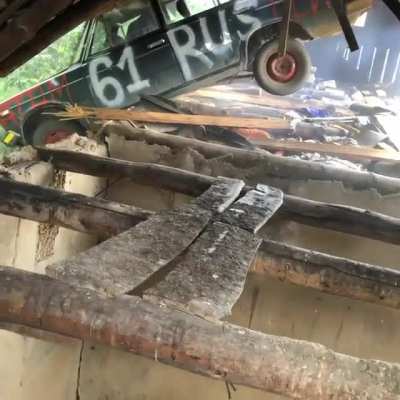 Cleaning out a dirty attic