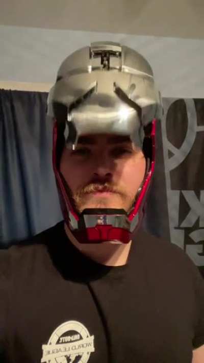 Real Life Iron Man Mask! Nerd sold separately (re-uploaded thanks Reddit >:| )