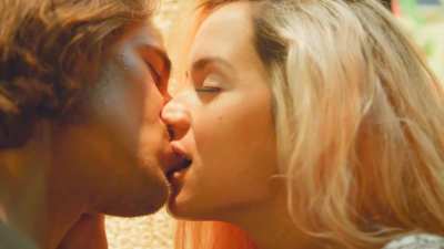 Ana de Armas tongue kissing scenes in For a Handful of Kisses (2014)