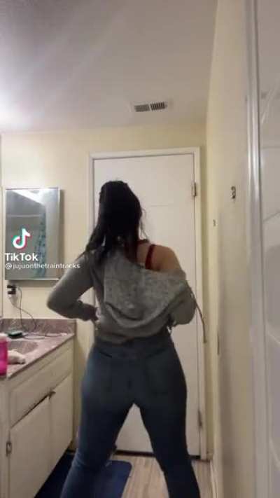 In jeans