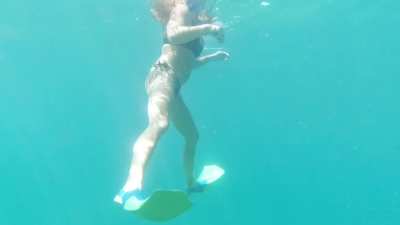 My favorite way to snorkel!