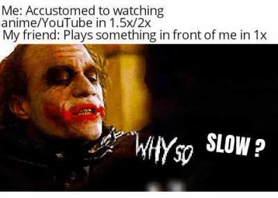 I am speed.