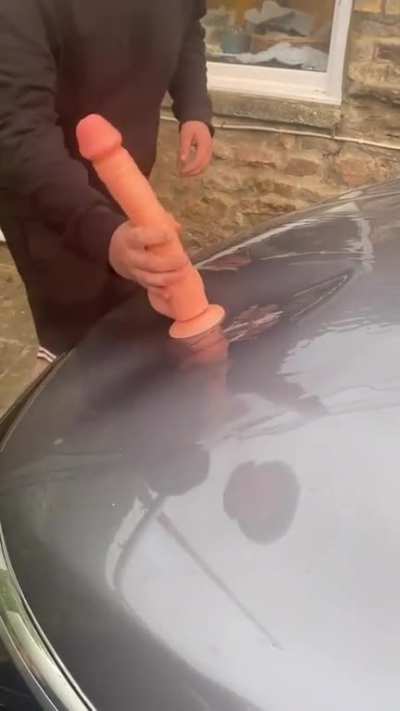 fixing the car