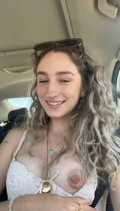 2000s Porn Car Cute Flashing Porn GIF by bbygirljules