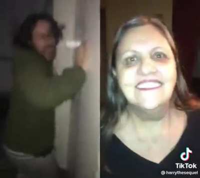 Old lady jumpscare