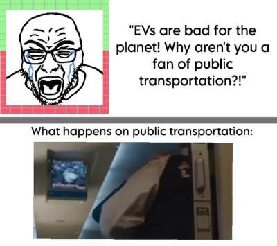 Public Transit is a Necessary Evil. EVs are a Necessary Good
