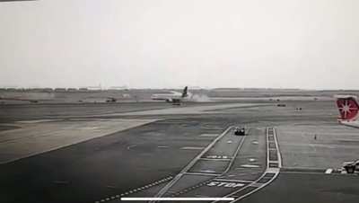 Passenger aircraft just hit a vehicle on the runway while taking off in Peru