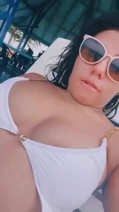At the beach