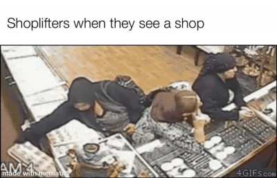 proud shoplifter