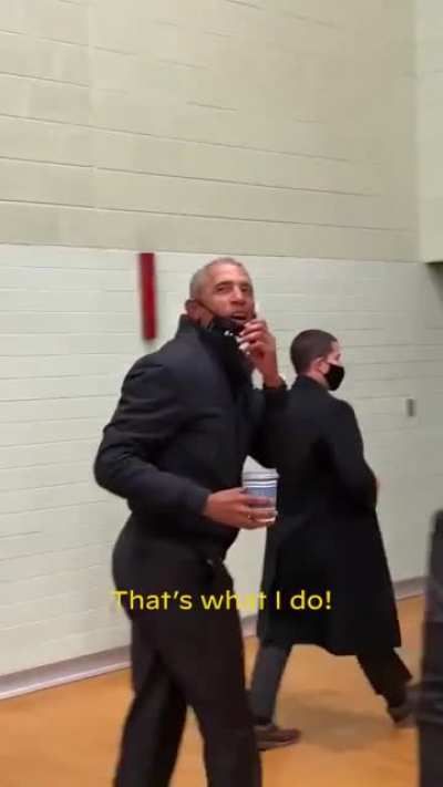 It's what he does
