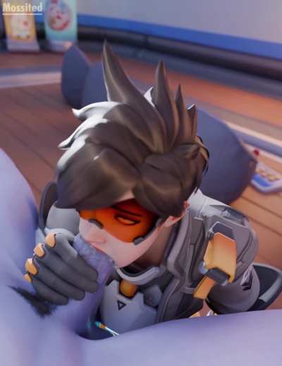 Tracer helping Widowmaker out (Mossited)