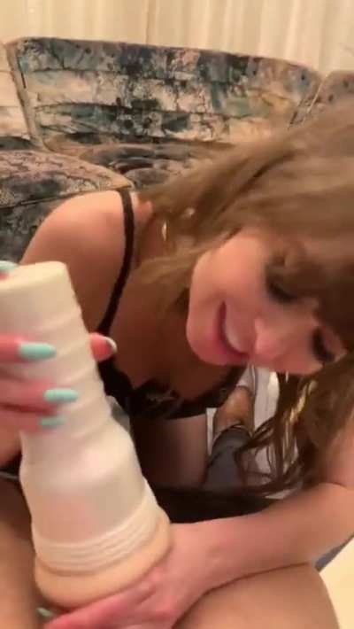 Riley toying around