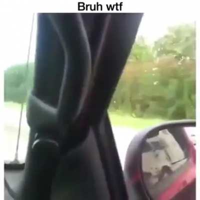 Idiot truck driver