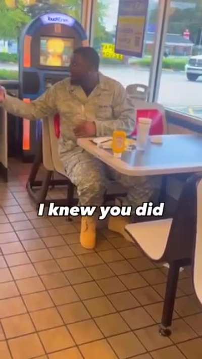 To look like a service member
