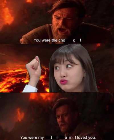 Damn, I never thought Jihyo would become a sith :/
