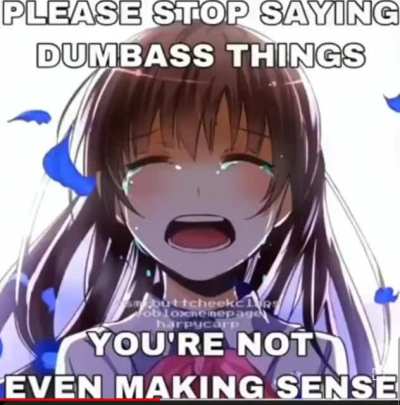 Anime girl crying 