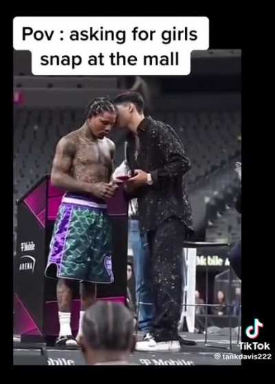 Ryan and Tank exchanging numbers after the fight 🥺🥹
