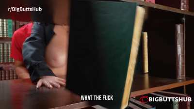 Angela White & Kendra Sunderland – Can I Join Your Sneaky Public Library Sex?