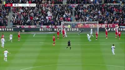 Middlesbrough 0 - [1] Wrexham - Josh Windass 7'