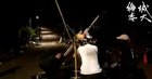 The students of the Chinese University of Hong Kong successfully created a giant slingshot using only bamboo sticks and helmets. The campus has been under siege by the police for 3 days by now.