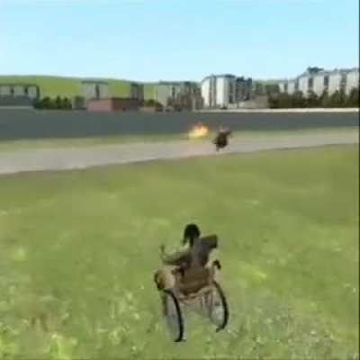 My legs is broken...