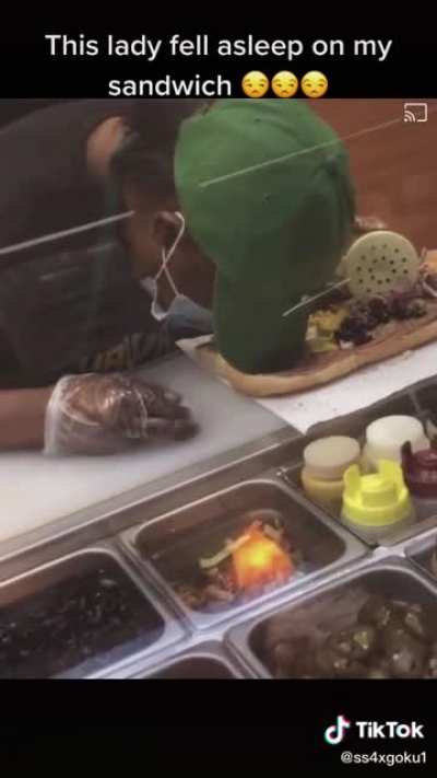 This sandwich looks like a good place for a nap